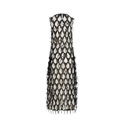 Maison Margiela Black Silk Casual Dress