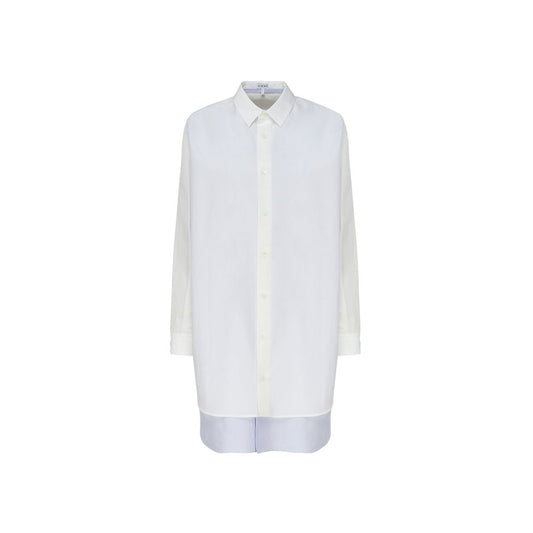 Loewe White Cotton Casual Dress