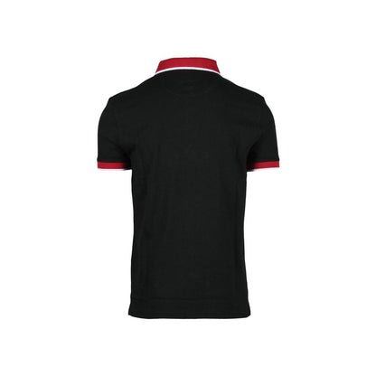 North Sails Black Cotton Polo Shirt