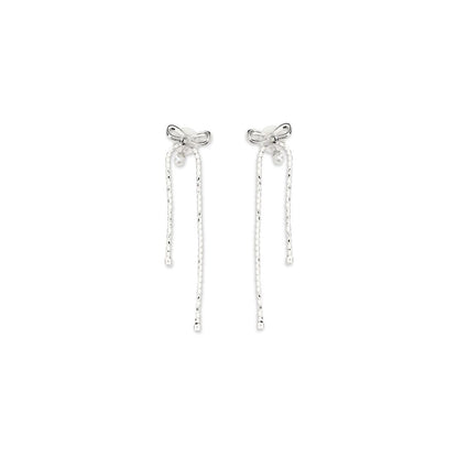 Self-Portrait Silver Brass Earrings