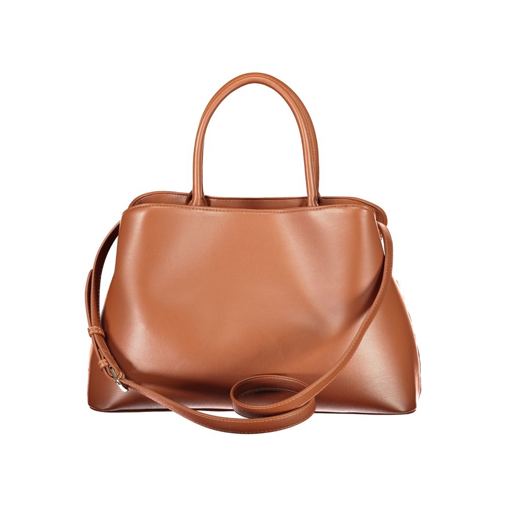 Mario Valentino Brown Polyurethane Women's Bag