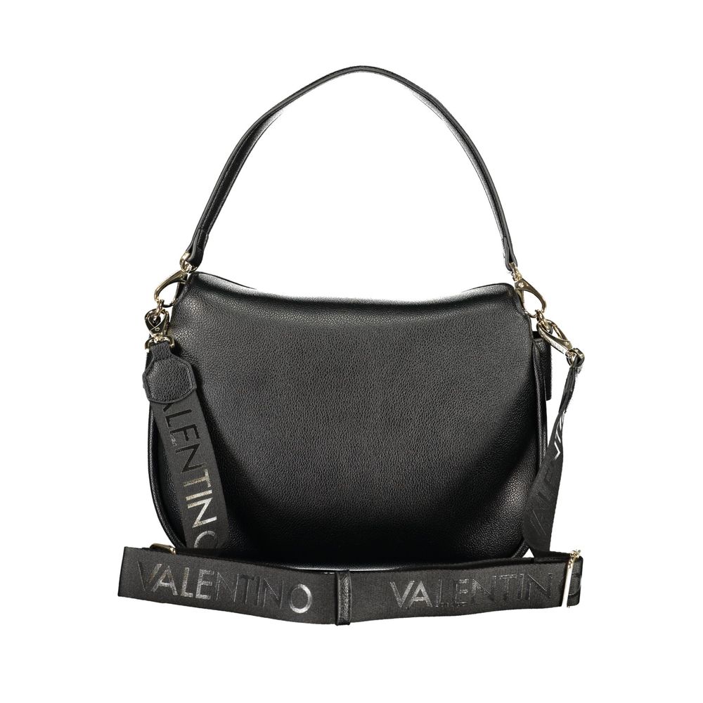 Mario Valentino Black Polyurethane Women's Bag