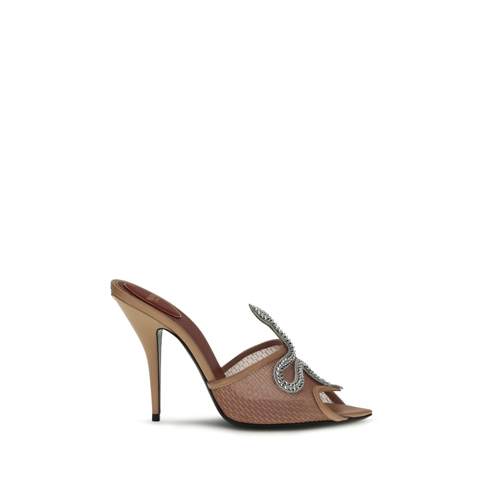 Valentino Garavani Multicolor Goatskin Stiletto Heel Sandals