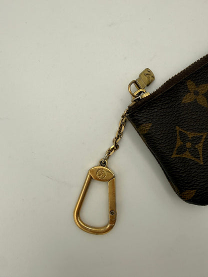 Louis Vuitton LOUIS VUITTON Monogram Coin Purse Card Holder with Chain