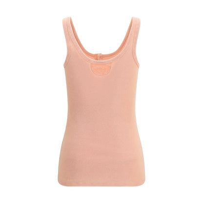 Chloé Multicolor Cotton Sleeveles T-Shirt