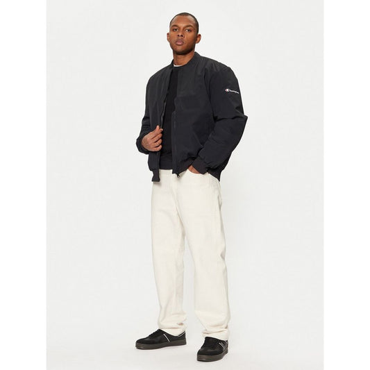 Champion Black Polyamide Bomber