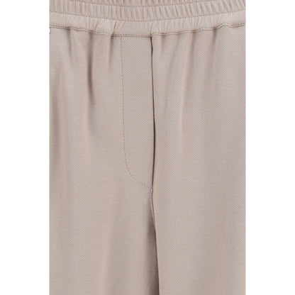 Brunello Cucinelli Beige Cotton Bermuda Shorts