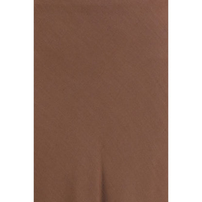 Brunello Cucinelli Brown Viscose Long Skirt