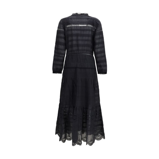 Marant Etoile Black Cotton Casual Dress