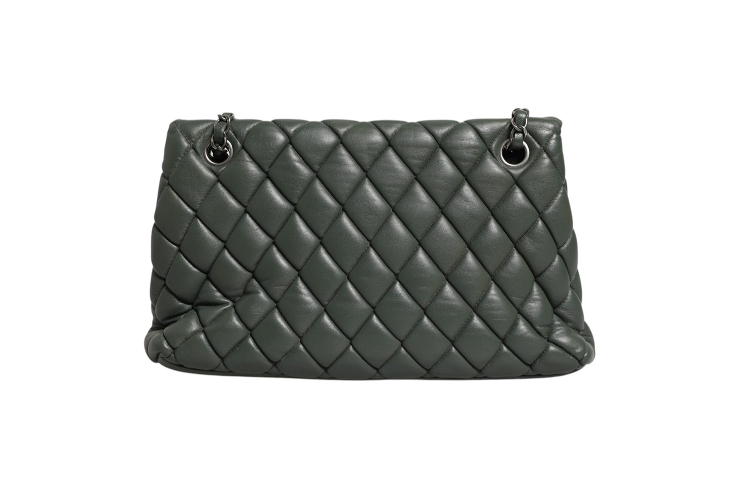 Chanel Quilted Lambskin Leather New Bubble Flap Bag