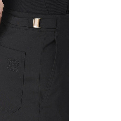 Loewe Black Wool Casual Pants