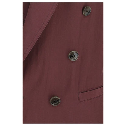 Saint Laurent Purple Silk Blazer