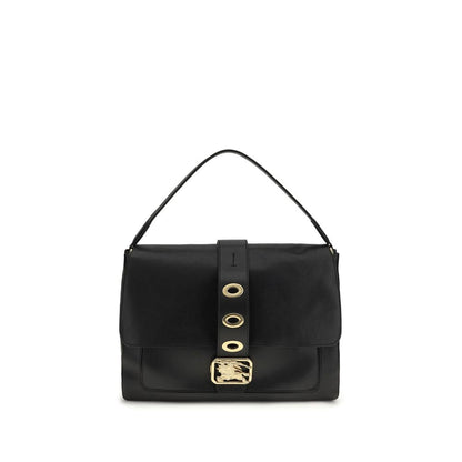 Burberry Black Lamb Ovis Aries Aries Shoulder Bag