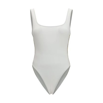 Burberry White Polyamide One-Piece Swimsuit