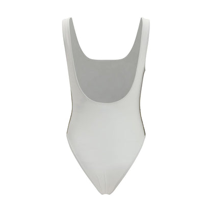 Burberry White Polyamide One-Piece Swimsuit