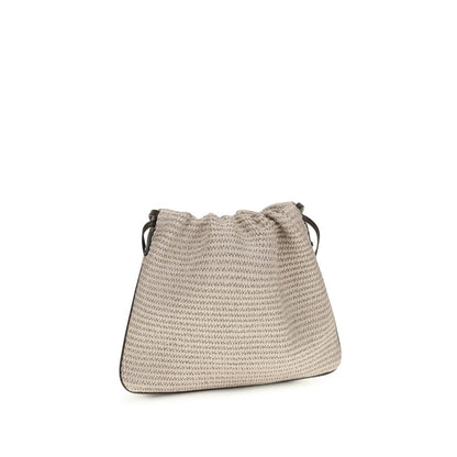 Brunello Cucinelli Beige Cotton Handbag