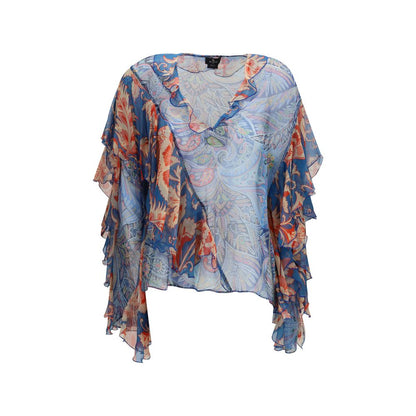 Etro Multicolor Silk Shirt