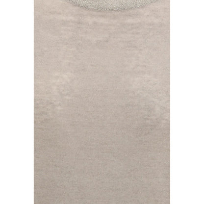 Brunello Cucinelli Beige Linen T-Shirt