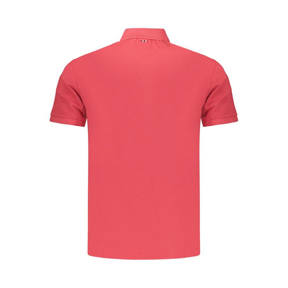 Napapijri Red Cotton Men's Polo Shirt