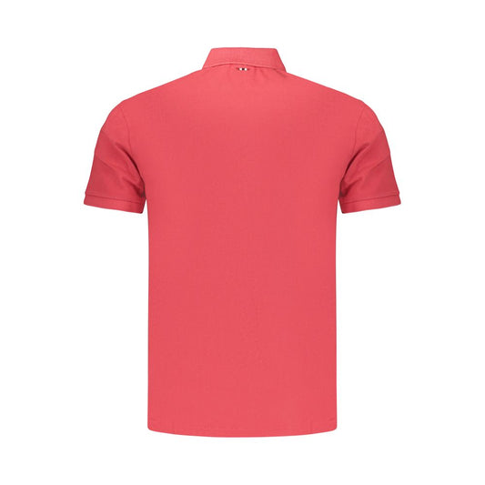 Napapijri Red Cotton Men's Polo Shirt