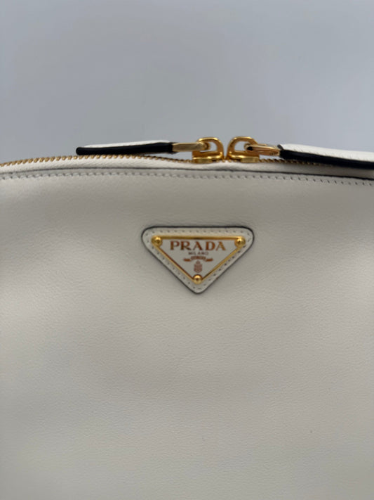 Prada PRADA Bauletto BOWLING in Leather Handbag