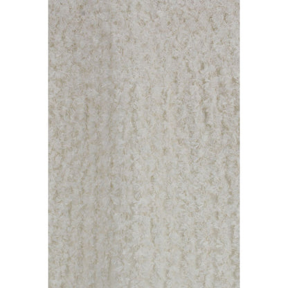 Balmain White Viscose Mini Skirt