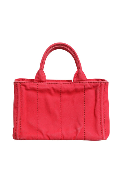 Prada Canapa Mini Canvas Tote