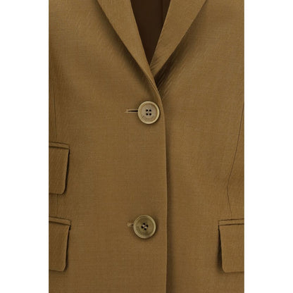 Burberry Multicolor Lamb Ovis Aries Aries Blazer