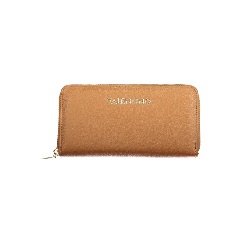 Mario Valentino Brown Polyurethane Women's Wallet