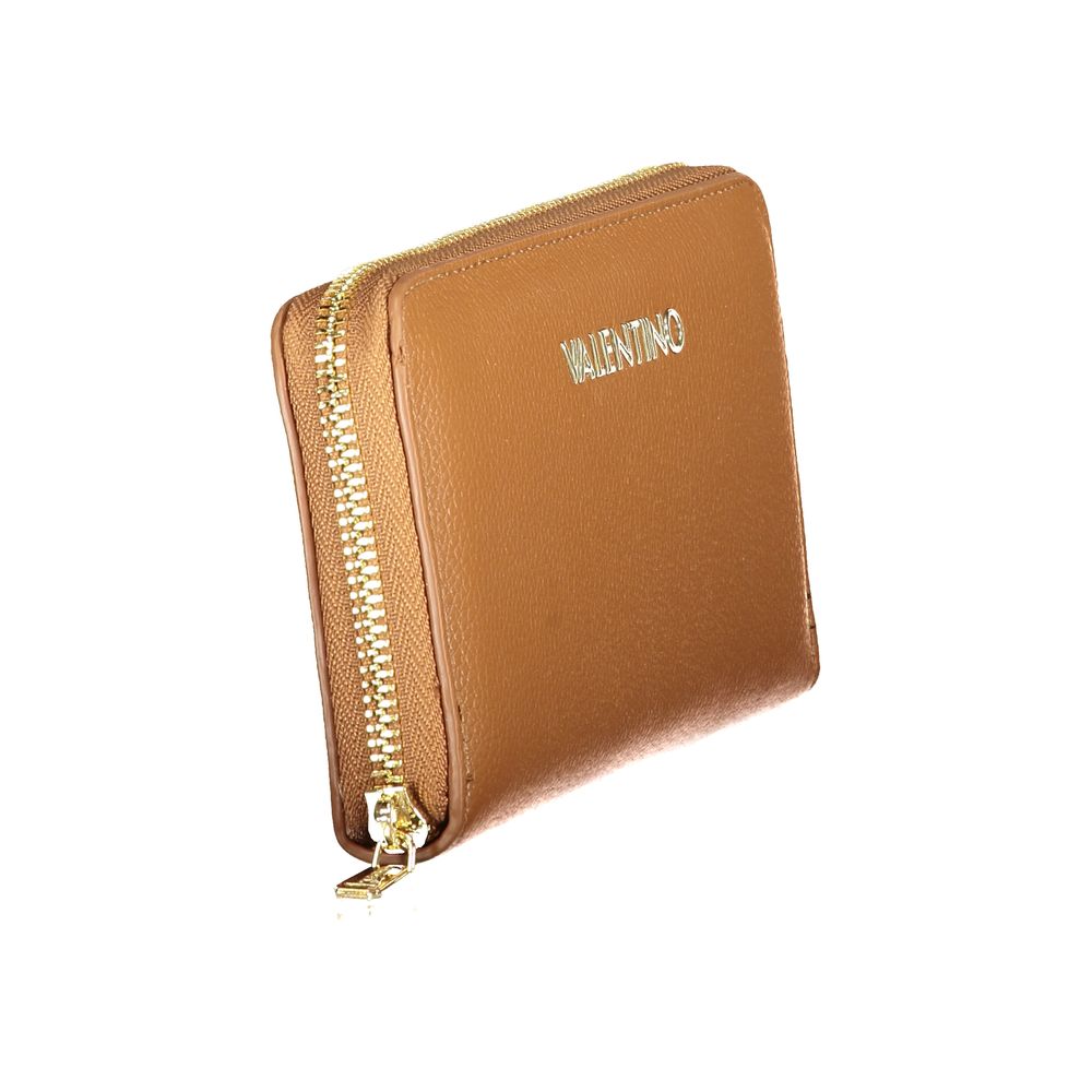 Mario Valentino Brown Polyurethane Women's Wallet