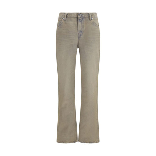 Our Legacy Bicolor Cotton Bootcut Jeans