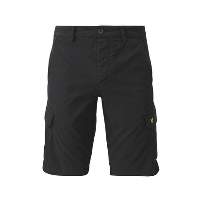 Lyle & Scott Black Cotton Bermuda Shorts
