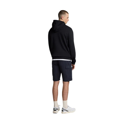 Lyle & Scott Black Cotton Bermuda Shorts