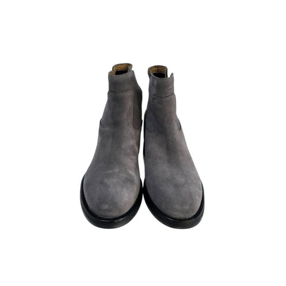 Borbonese Grey Leather Women Boot