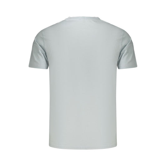 Rifle Light Blue Cotton Men's T-Shirt