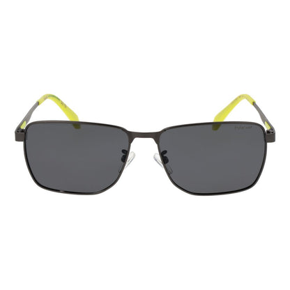 Polaroid Gray Metal Sunglasses