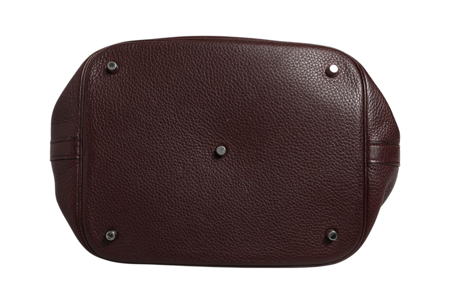 Hermès Picotin Taurillon Clemence Chocolate Handbag