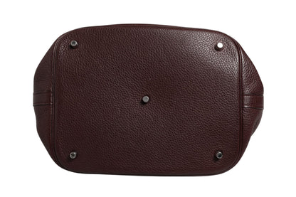 Hermès Picotin Taurillon Clemence Chocolate Handbag