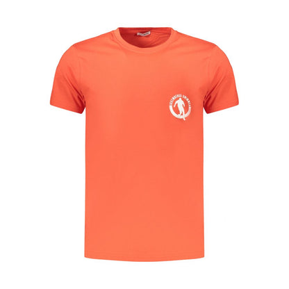 Bikkembergs Orange Cotton Men's T-Shirt