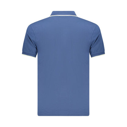 Coveri Moving Blue Cotton Men's Polo Shirt