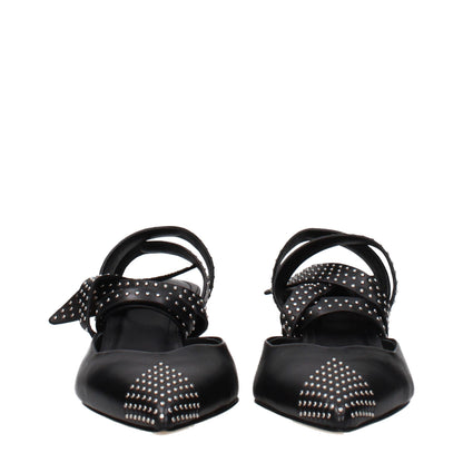 Isabel Marant Black Leather High Heel Pumps