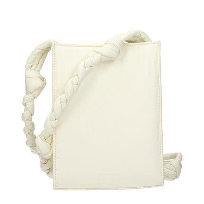 Jil Sander White Leather Crossbody Bag