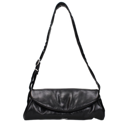 Jil Sander Black Leather Crossbody Bag