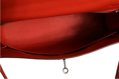 Hermès Kelly 32 Two-Way Handbag with Palladium Hardware