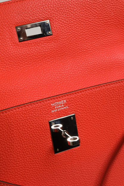 Hermès Kelly 32 Two-Way Handbag with Palladium Hardware