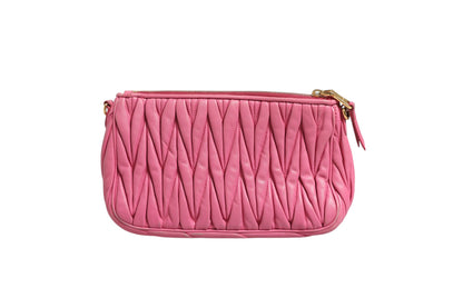 Miu Miu Matelassé Leather Shoulder Bag