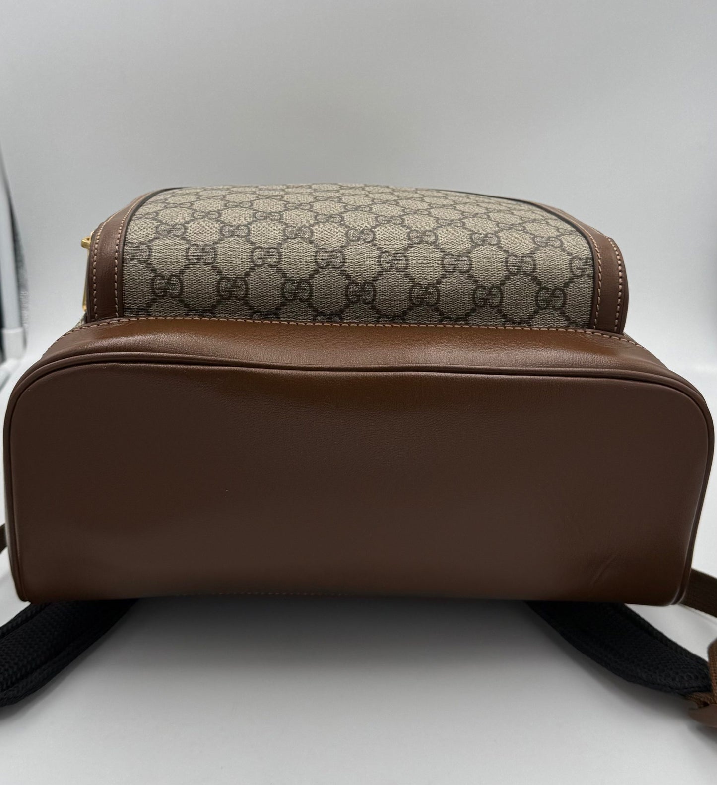 Gucci GUCCI GG Supreme and Leather Backpack