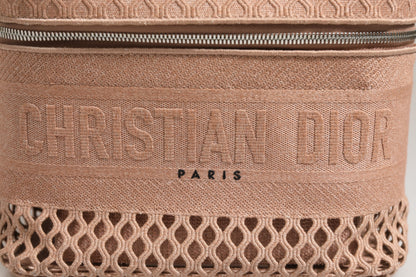 Christian Dior Mesh Embroidered Dior travel Vanity Case
