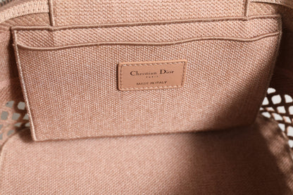 Christian Dior Mesh Embroidered Dior travel Vanity Case