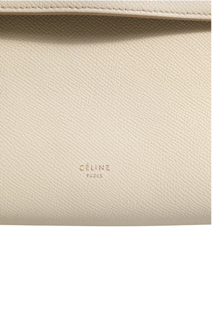 Celine Nano Belt Bag Grained Calfskin Chalk